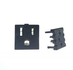 Snap-In 3-Pronged AC Service Outlet